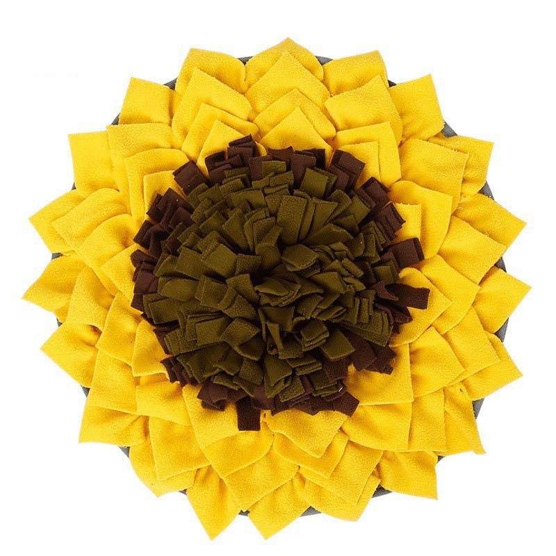 Dog Sniffing Mat Dog Puzzle Toy Pet Snack Feeding Mat Boring Interactive Game Training Blanket Snuffle Feeding Training Mat - 7