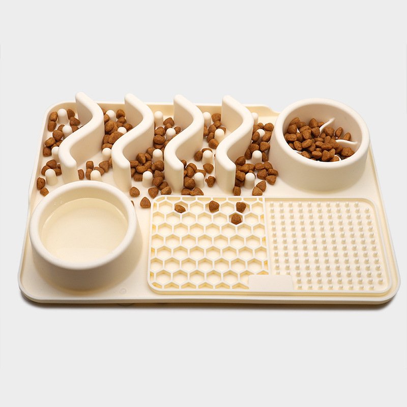 Dog Silicone Licking Pad Pet Licking Mat Silicone Smelling Mat Multifunctional Food Bowl Pets Supplies - 5