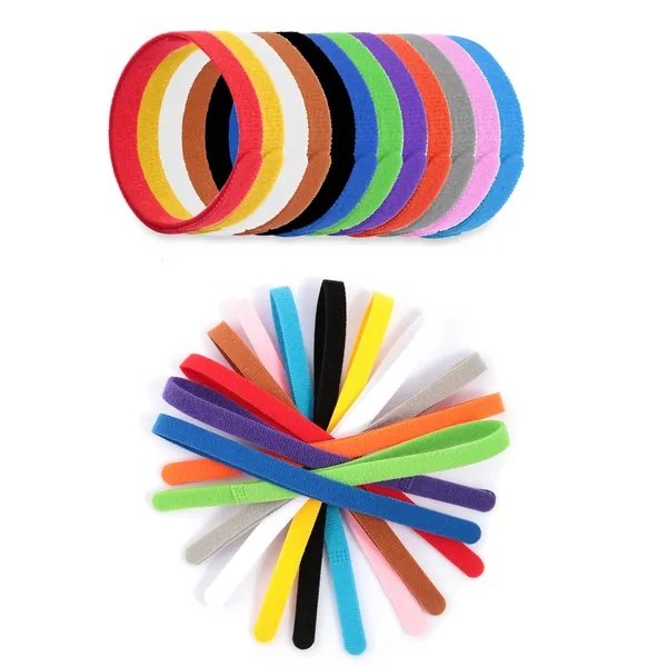 12 Colors Whelping Puppy ID Collars Adjustable Double-Sided Pet ID Bands - 2