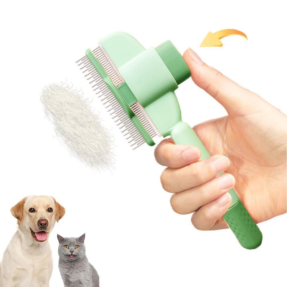 Professional Pet Comb For Dogs And Cats With Release Button Flea Cat Combs For Cats And Dogs – Easy To Use And Durable Grooming Tool Pet Products - 6
