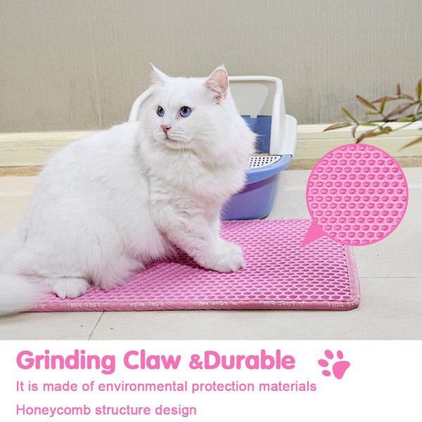 Double Layer Rice Shaped Cat Litter Pad - 6