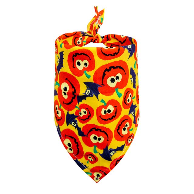 Dog Bandanas HalloweenAccessories Pet - 4