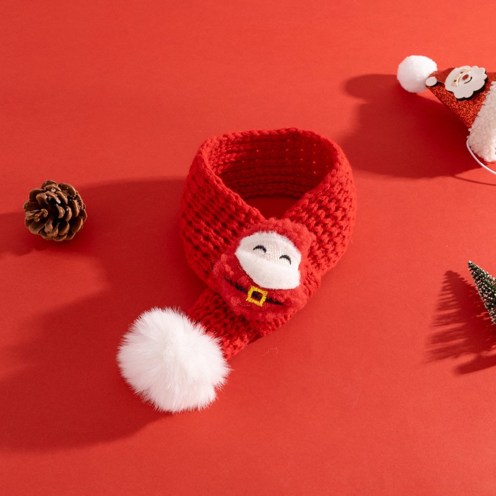 Christmas Cat Scarf Pet Elderly Decorations - 2