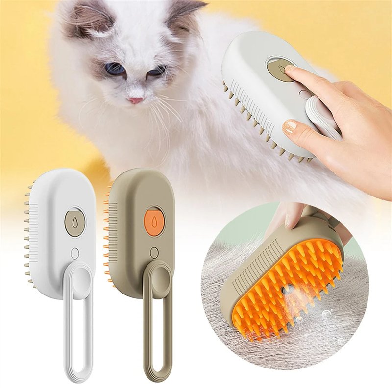 Cat Steam Brush Steamy Dog Brush 3 In 1 Electric Spray Cat Hair Brushes For Massage Pet Grooming Comb Hair Removal Combs Pet Products - 7