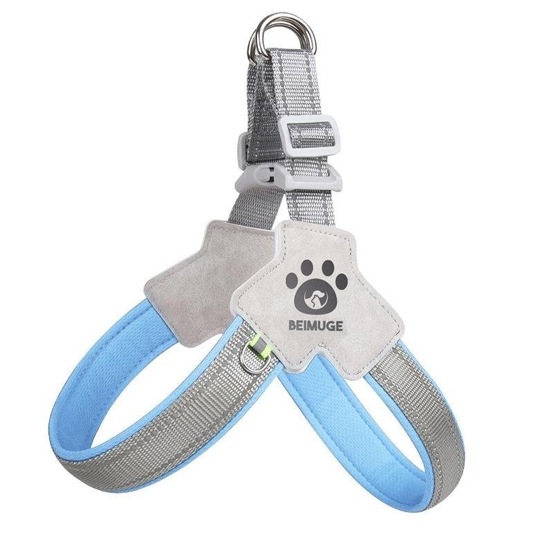 Pet Dog Cat Harness, Pet Harness With LeashSet, Adjustable Puppy Harness ComfortableReflective Easy Control Dog With Leather Leash,.No-Pull No Choke Pet Harness For TrainingWalking - 10