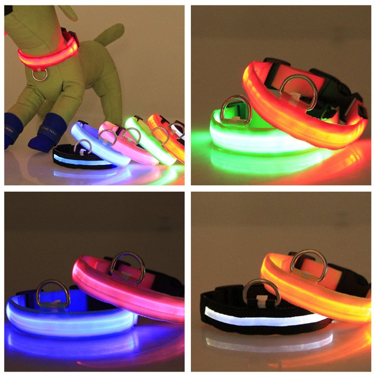 LED Luminous Pet Dog Collar Night - 7