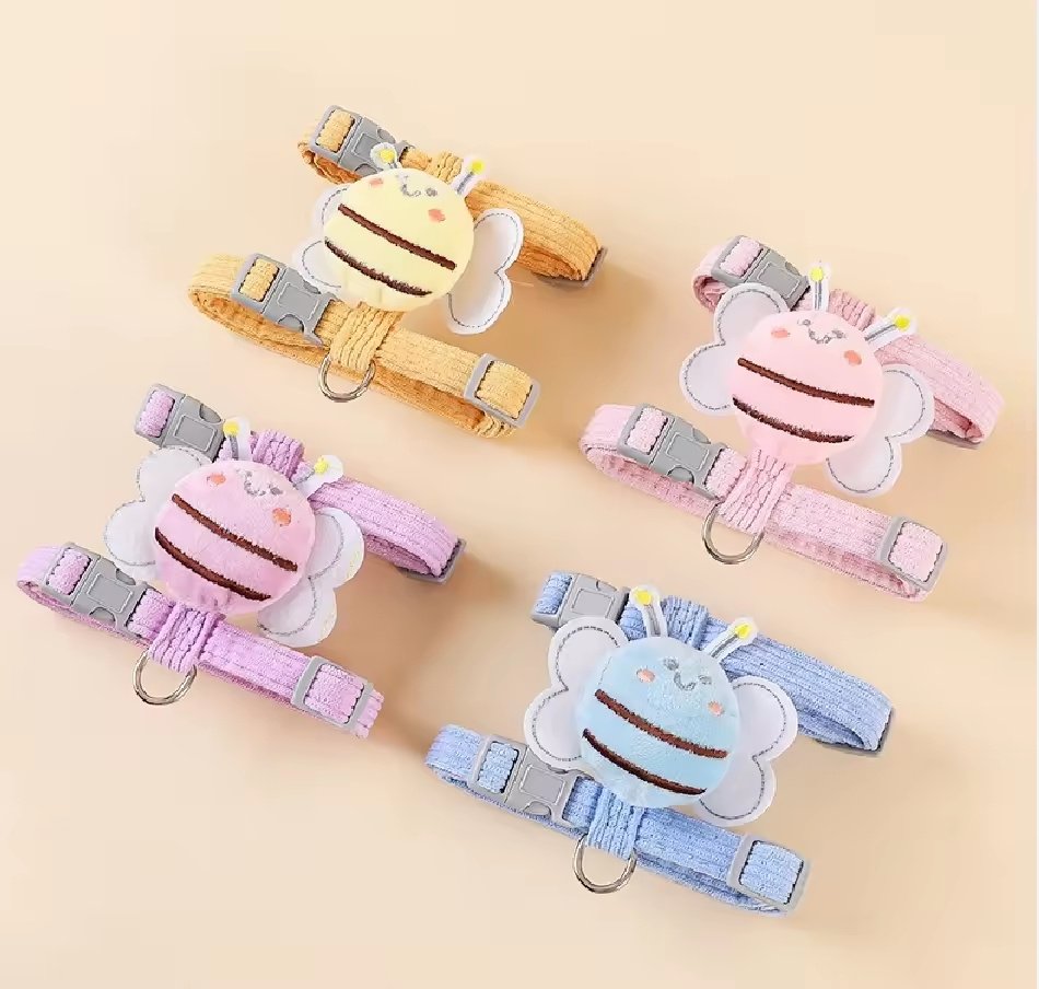Kitten Harness Vest With Wing Decoration, Strap Set For Cats And Small Dogs, Adjustable Pet Cat Harness Accessories - 2
