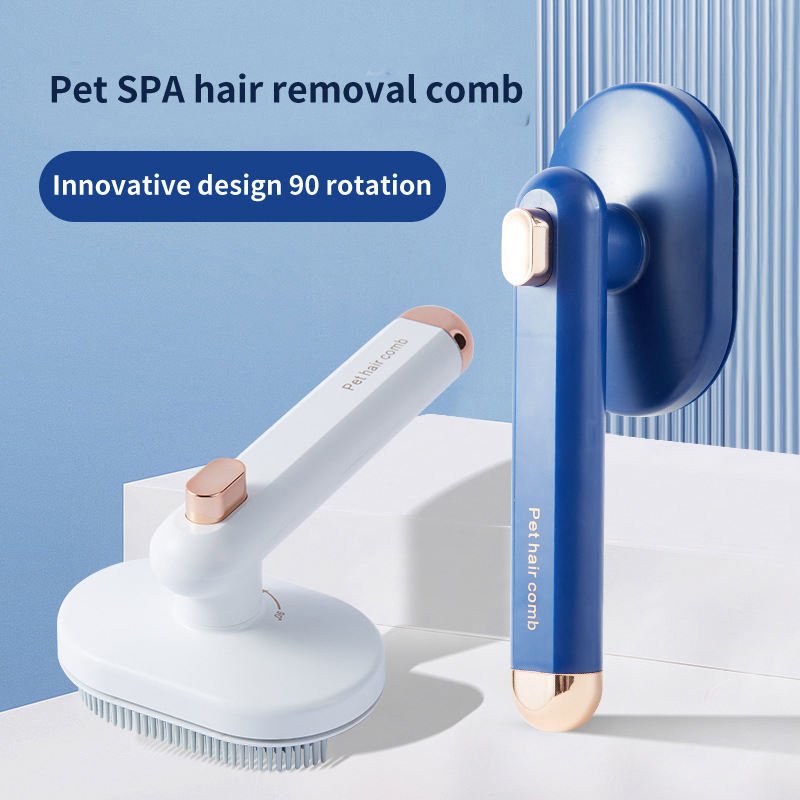 Pet Comb Cat Dog To Remove Floating Hair Pet Hair Brush Hair Removal Artifact Pet Grooming Brush Supplies Self Cleaning Comb Pet Products - 4