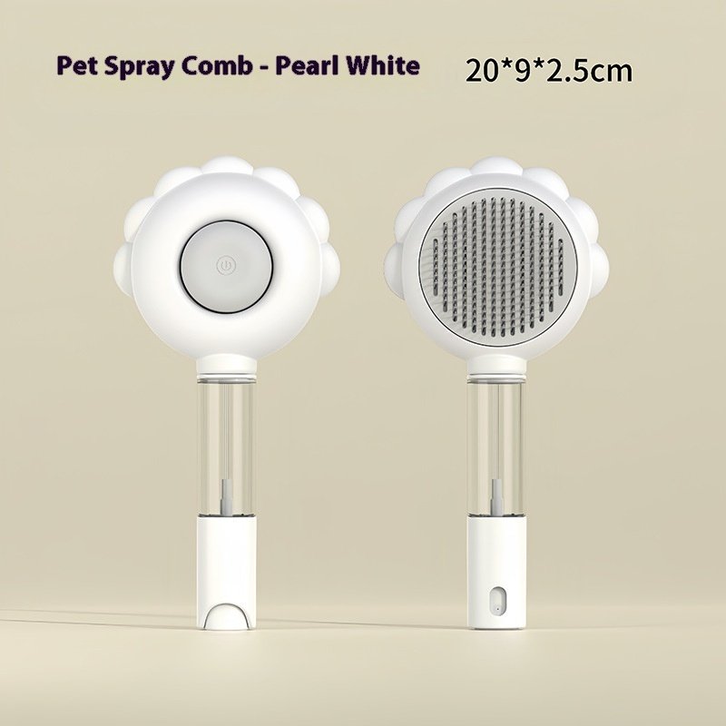 2 In 1 Self Cleaning Dog Brush Comb With Spray Pets Grooming Hair Remover Combs Brush Floating Hair Pet Grooming Brush Pet Products - 2