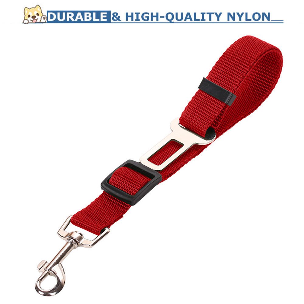 High Quality Durable Pet Cat Dog Vehicle Leash Nylon Adjustable Car Seat Dog Safety Belt Pet Leashes - 2