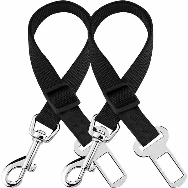 2 Pack Cat DOG PET Safety Seatbelt Car Vehicle Seat Belt Adjustable Harness Lead - 4
