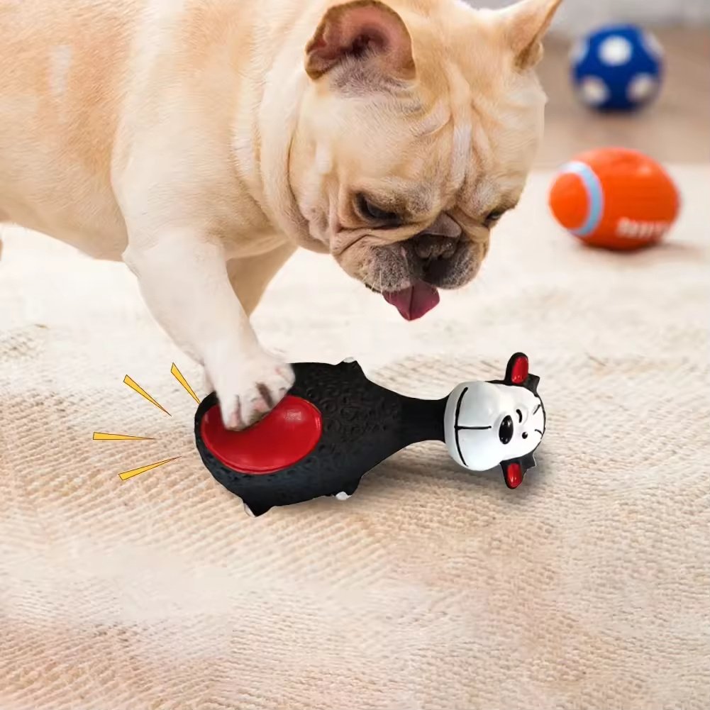 4pcs Cute Latex Dog Chew Toys With Sound, Interactive Biting Toys For Dental Health, Puppy Teething Pet Supplies - 4