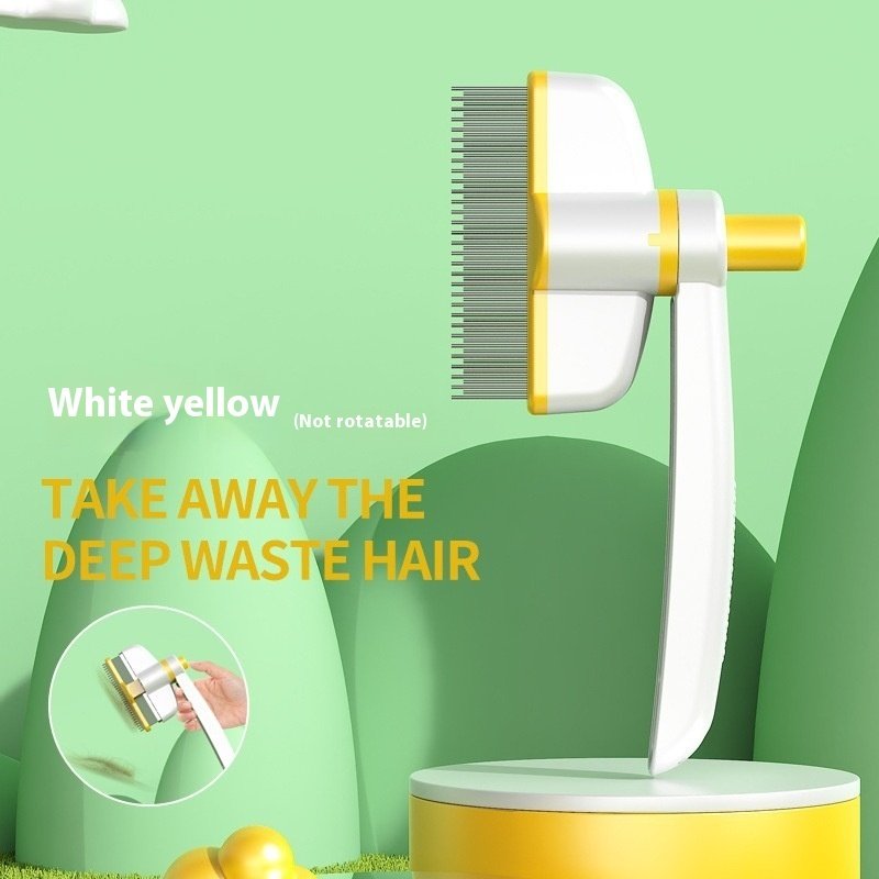 Cat Comb Tie Removal Floating Hair Magic Long Hair Pet Self-Cleaning Row Dog Cat Comb Grooming Supplies Flea Removal Brush Pets Products - 6