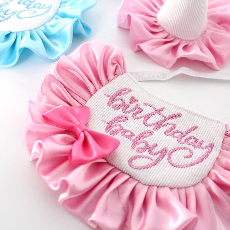 Dog Birthday Saliva Towel Party Bib Cat Neck Scarf Cute Jewelry - 7