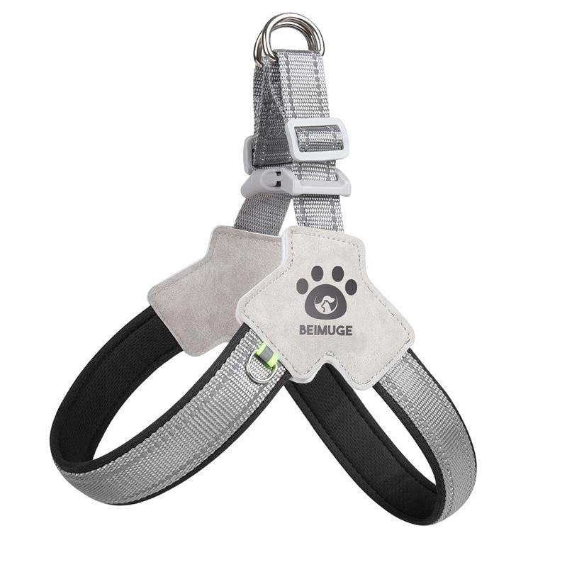 Pet Dog Cat Harness, Pet Harness With LeashSet, Adjustable Puppy Harness ComfortableReflective Easy Control Dog With Leather Leash,.No-Pull No Choke Pet Harness For TrainingWalking - 7