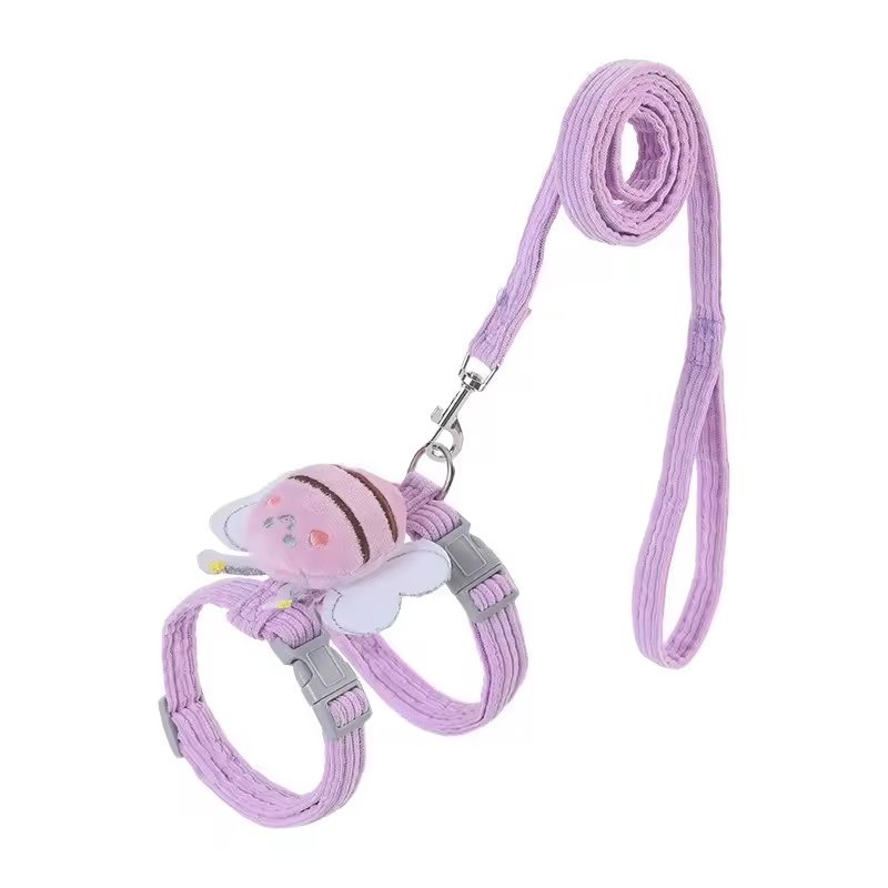 Kitten Harness Vest With Wing Decoration, Strap Set For Cats And Small Dogs, Adjustable Pet Cat Harness Accessories - 7