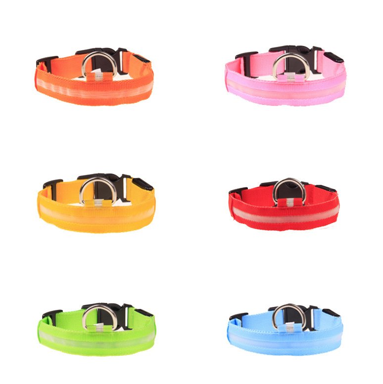 LED Luminous Pet Dog Collar Night - 6