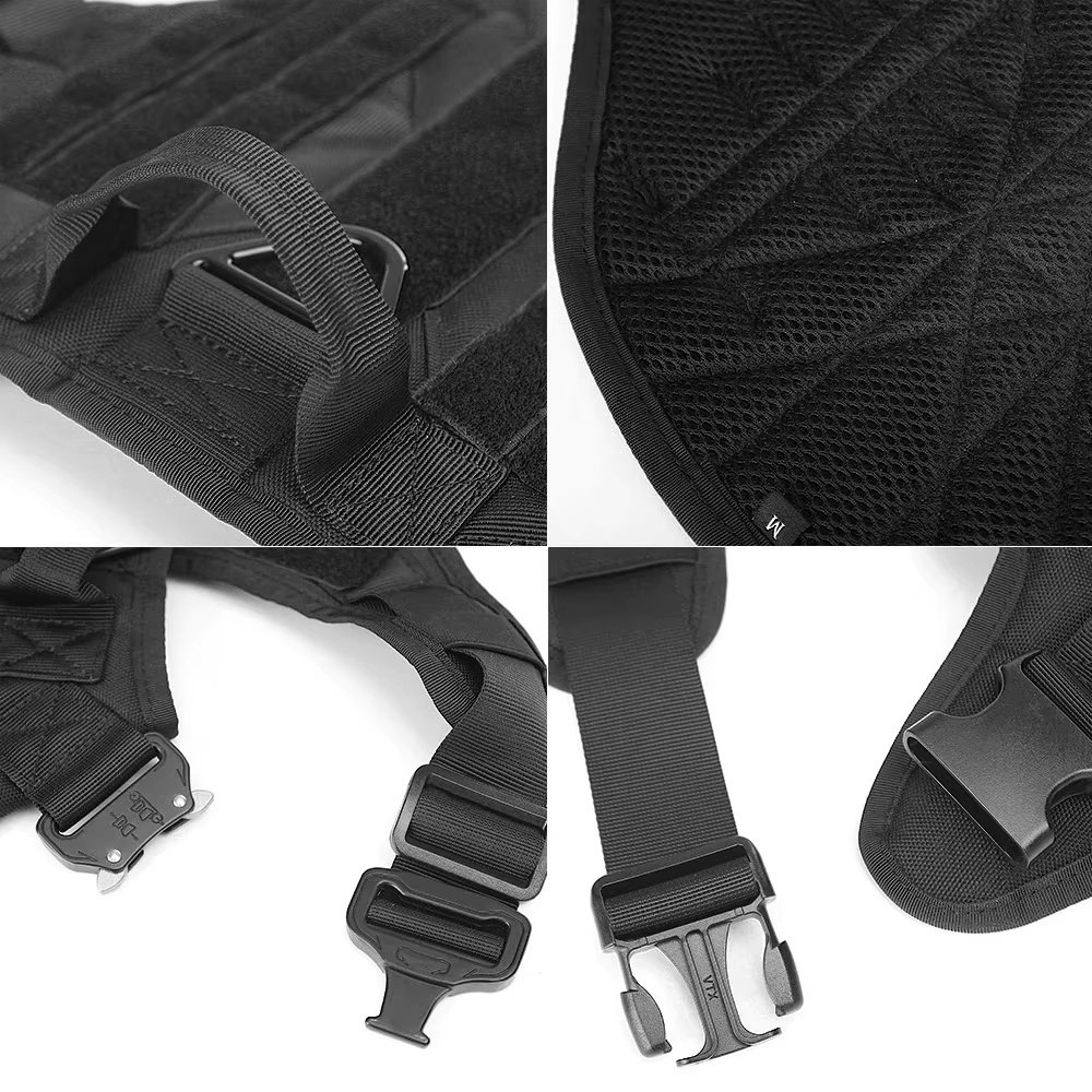 Pet Harness Luxury Dog Leash Set Chest Dog  Nylon Camouflage Dog Harness - 4