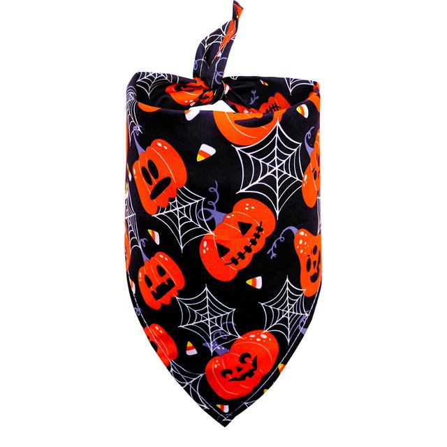 Dog Bandanas HalloweenAccessories Pet - 6