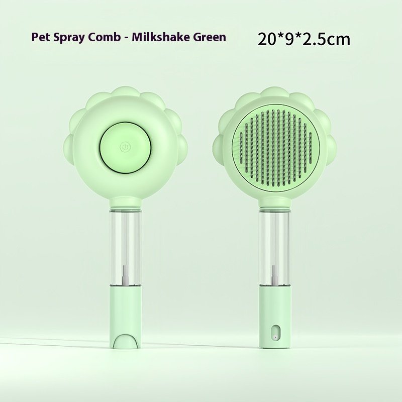 2 In 1 Self Cleaning Dog Brush Comb With Spray Pets Grooming Hair Remover Combs Brush Floating Hair Pet Grooming Brush Pet Products - 6