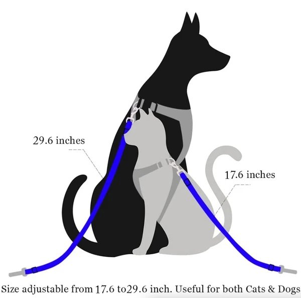 2 Pack Cat DOG PET Safety Seatbelt Car Vehicle Seat Belt Adjustable Harness Lead - 9