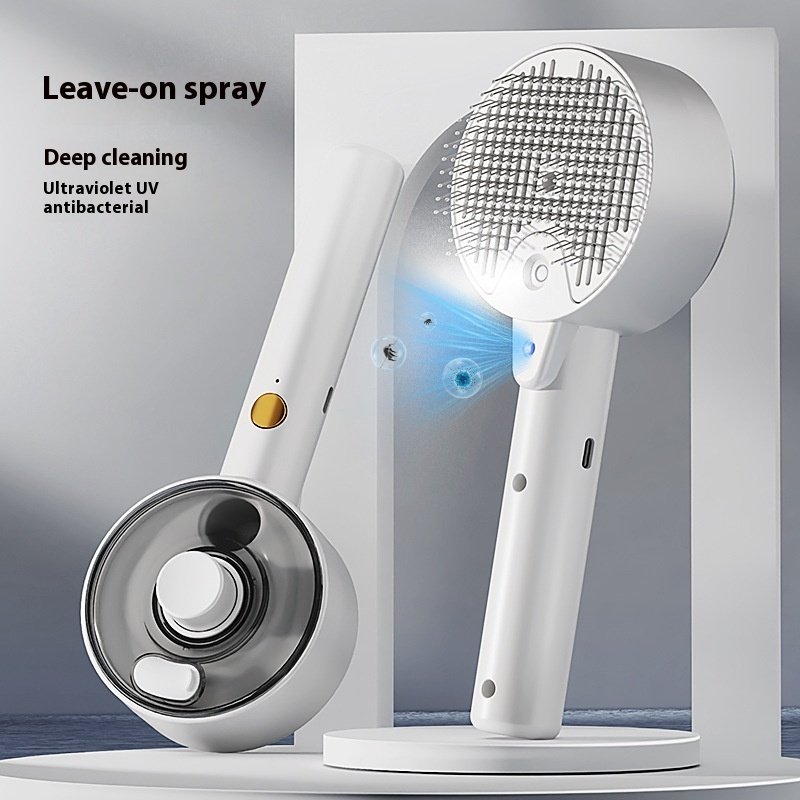 Animal Hair Remover Brush Dog And Cat Steam Brush Pet Self Cleaning Dog Brush Grooming Removes Cat Hairs Cat Dog Accessories Pet Products - 5