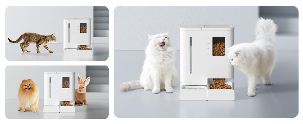 Waithem WiFi Automatic Pet Feeder & Waterer 2-in-1 Set App-Controlled, 2-Week Capacity, Detachable &Washable, Moisture-Proof - 10