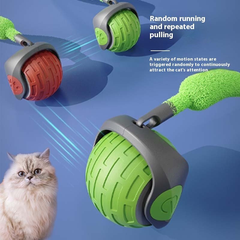 New Interactive Cat Toys Ball Auto Electric Rolling Ball Toys For Cat Kitty Pets Smart Automatic Teaser USB Rechargeable Cat Toy Pet Products - 7