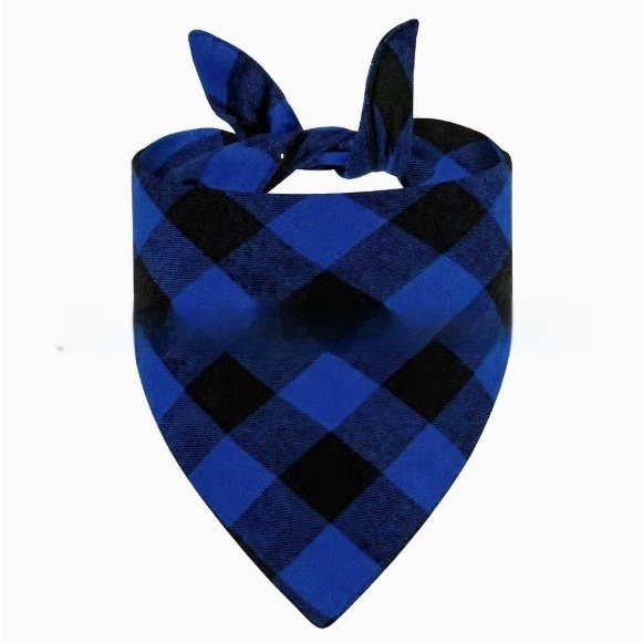 Wan Christmas Pet Triangle Plaid - 5