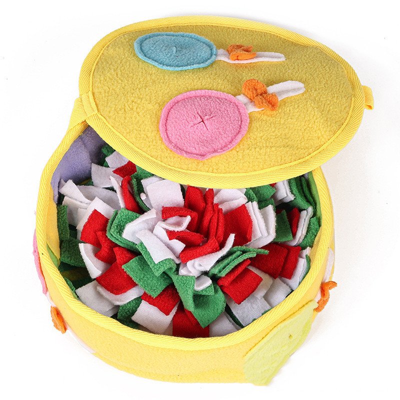 Dog Toy Pet Smell Mat Puzzle Food Hiding - 3