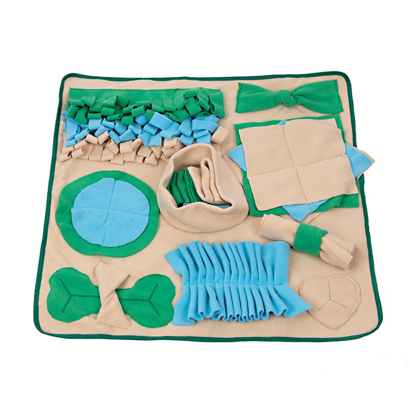 Snuffle Mat for Dogs, Nosework Feeding Blanket Sniffing Pad for Interactive Games, Foraging Puzzle Enrichment Toys for Large Small Medium Pets - 2