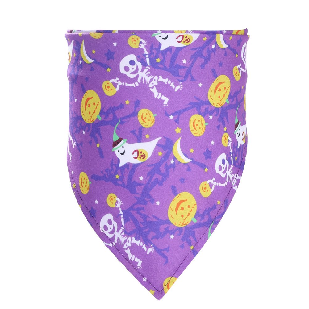 Halloween Pet Cat Dog Decorative Saliva Towel - 6