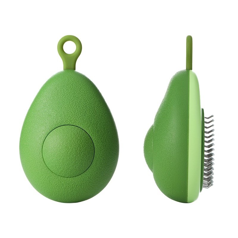 Cat Brush Hair Remover Cleaning Avocado Shaped Dog Grooming Tool Pet Combs Brush Stainless Steel Needle Pet Cleaning Care - 3
