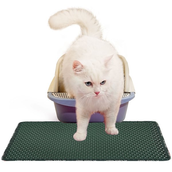 Double Layer Rice Shaped Cat Litter Pad - 2