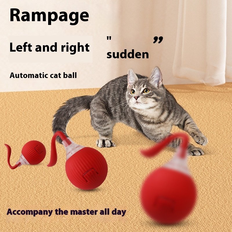 Interactive Cat Toy Ball Super Drive Cat Rolling Ball - 10