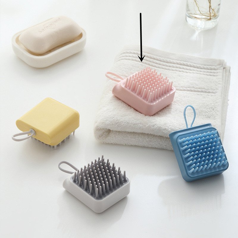 Pet Dog Cat Bath Brush Comb Multifunctional Brush Hair Fur Grooming Massaging Washing Comb Wet And Dry Remove Hair Knots - 8