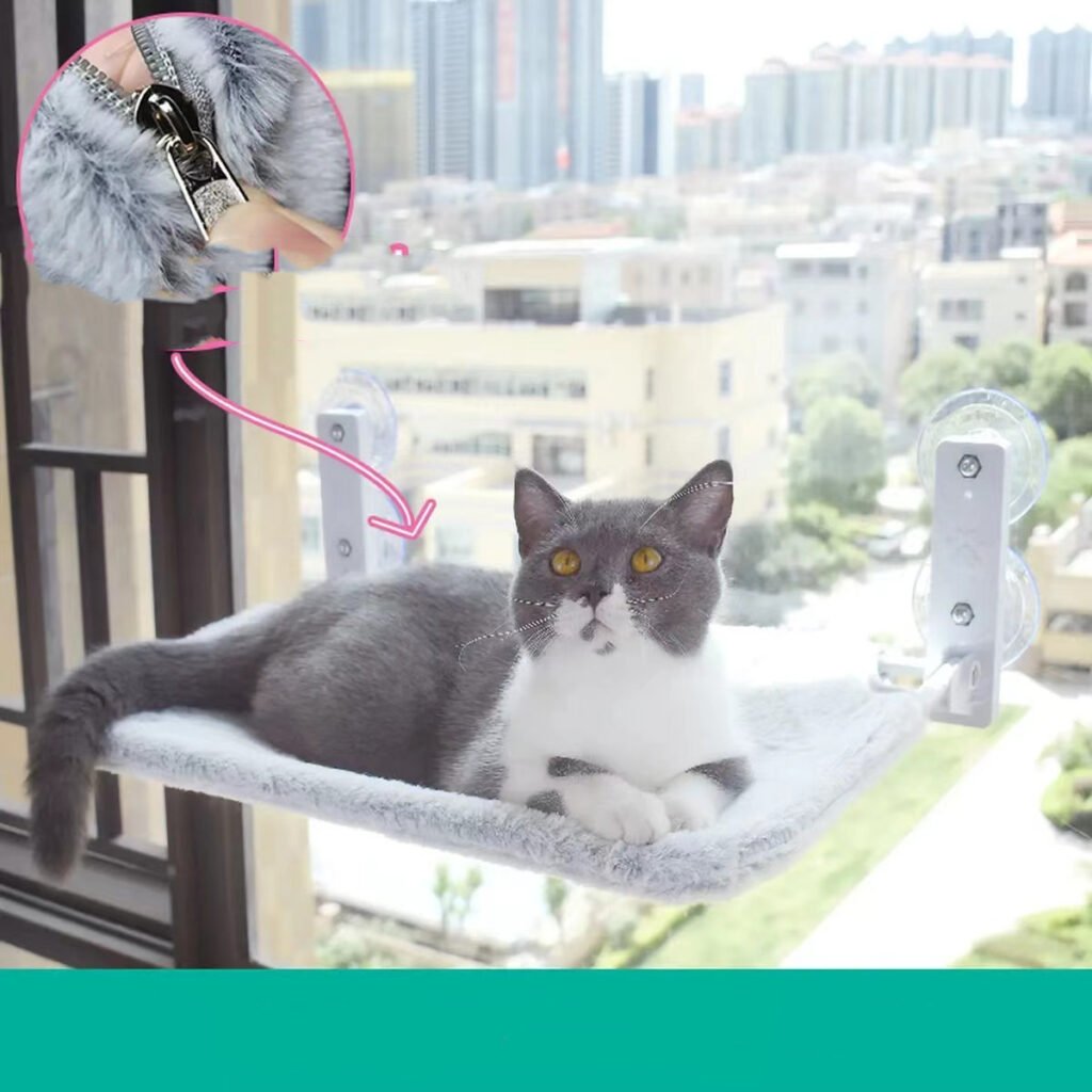 Cat Suction Cup Window Glass Hammock Pet Cat Pets Products - 10