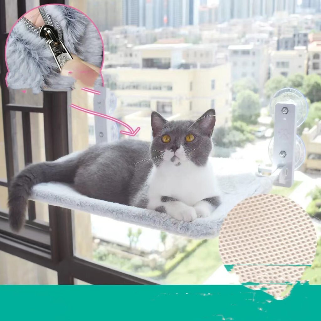 Cat Suction Cup Window Glass Hammock Pet Cat Pets Products - 2