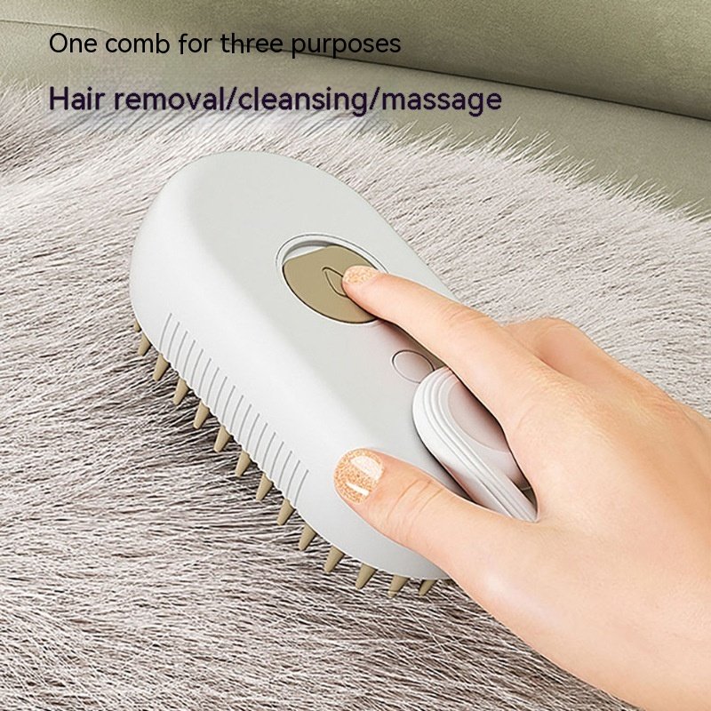 Cat Steam Brush Steamy Dog Brush 3 In 1 Electric Spray Cat Hair Brushes For Massage Pet Grooming Comb Hair Removal Combs Pet Products - 2