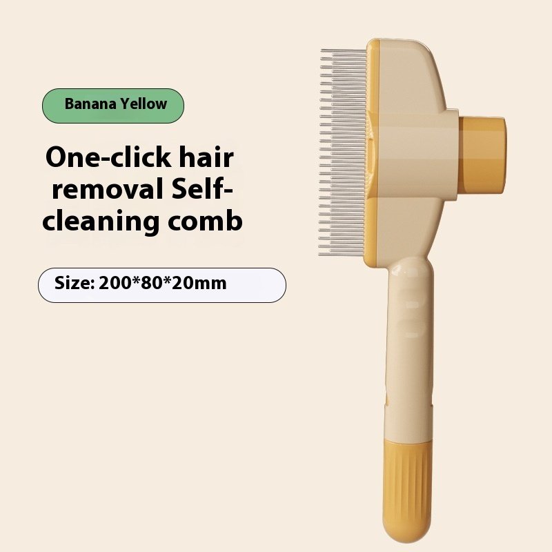 Professional Pet Comb For Dogs And Cats With Release Button Flea Cat Combs For Cats And Dogs – Easy To Use And Durable Grooming Tool Pet Products - 7