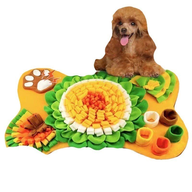 Dog Puzzle Pet Foraging Mat Training Food-Dispensing Mat For Pets - 2