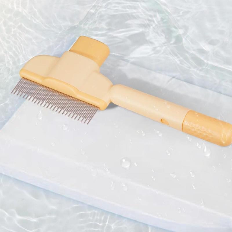 Cat And Dog Comb, Knot Remover, Hair Removal Tool, Pet Self-cleaning Comb, For Long Hair, Massage, Knot Removal, Hair Removal Exclusively - 5
