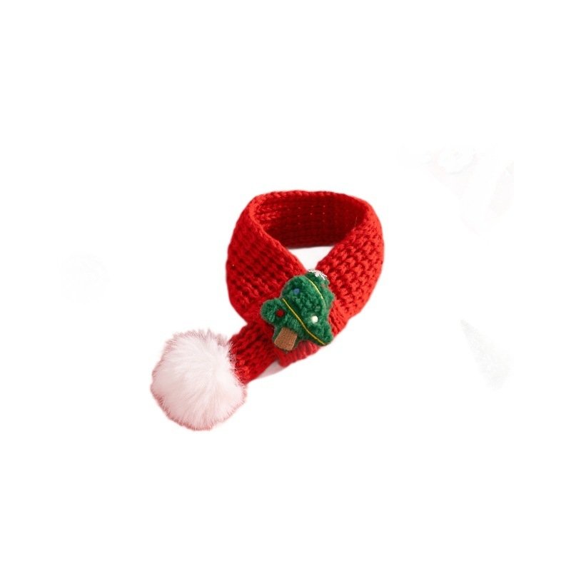 Christmas Cat Scarf Pet Elderly Decorations - 8