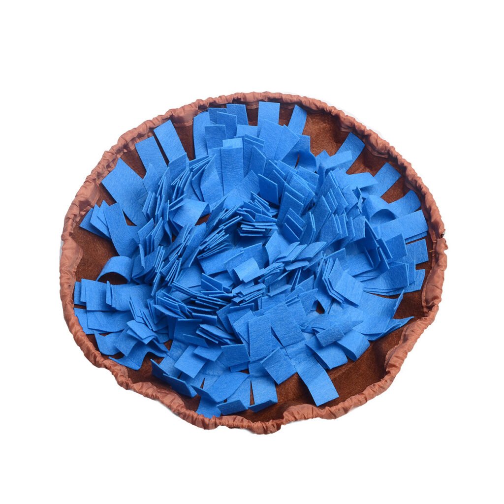 Pet Toy Dog Food-Dispensing Sniffing Training Bowl Puzzle Stress-Relief Scent Training - 3