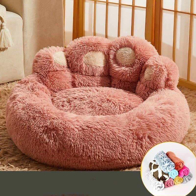 Kennel Warm Medium Large Dog Corgi Golden Retriever Bed Fleece-lined Sofa Mattress - 5