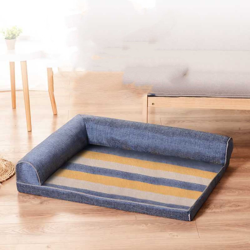 Removable And Washable Cushions Scratch-resistant Linen Dog Sofa Bed - 5