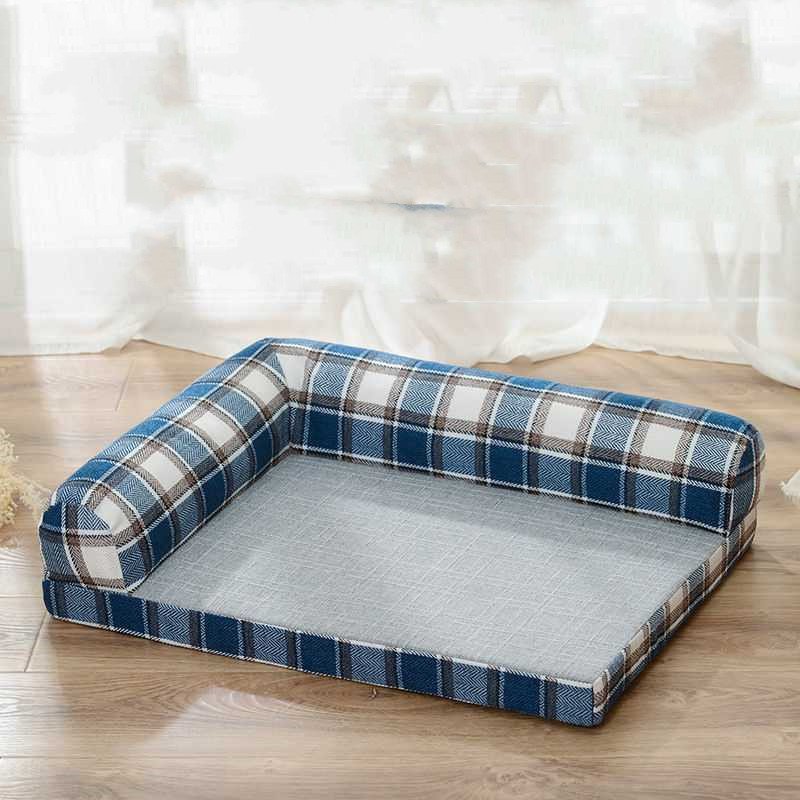Removable And Washable Cushions Scratch-resistant Linen Dog Sofa Bed - 2