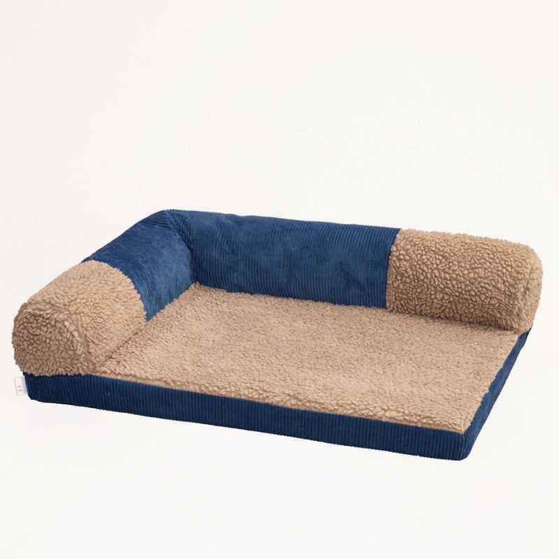 Removable And Washable Cushions Scratch-resistant Linen Dog Sofa Bed - 7