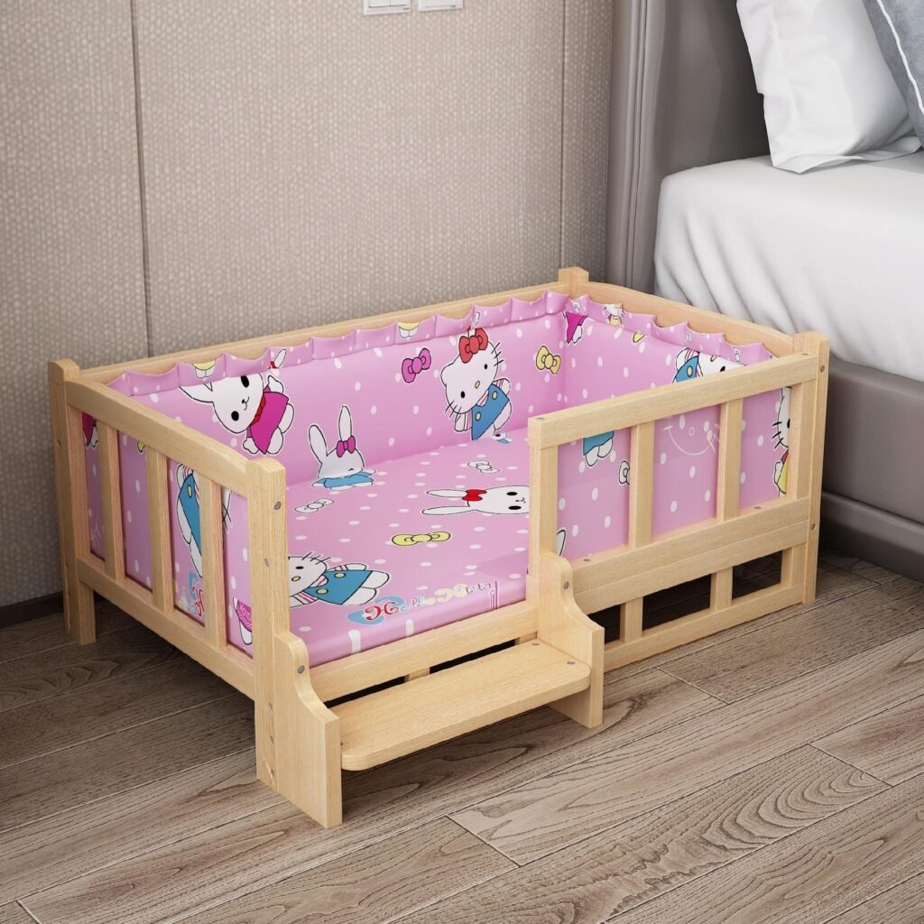 Bed Summer Wooden Wooden Bed Pet Dog Bed - 6