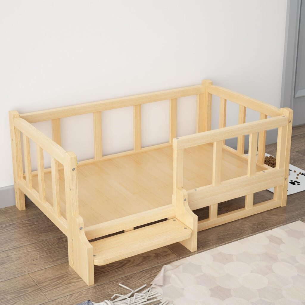 Bed Summer Wooden Wooden Bed Pet Dog Bed - 2